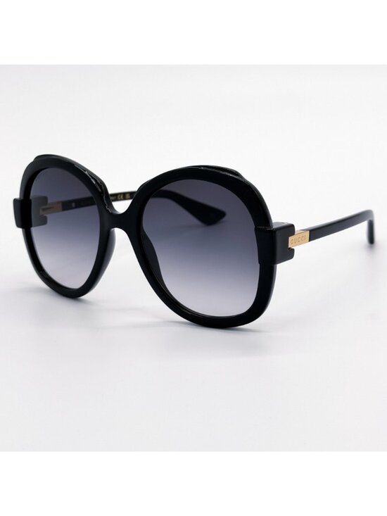 New Gucci Black Oversized Women Sunglasses GG1432S 001